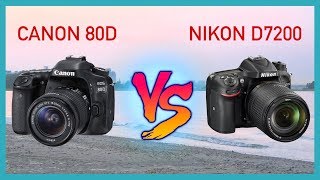 Canon 80D vs Nikon D7200  Videography Camera Comparison Vlog [upl. by Joan]