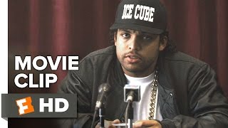 Straight Outta Compton Movie CLIP  Press Conference 2015  Jason Mitchell Corey Hawkins Movie HD [upl. by Searby]