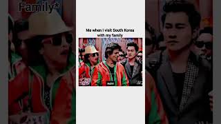 When I visit South Korea with my family😂funnysouthkoreabollywoodshahrukhtrendingshortsfypnew [upl. by Vitoria]