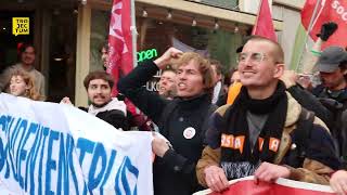 Zo ging het eraan toe bij de demonstratie in Utrecht [upl. by Orms101]