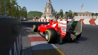 Assetto Corsa RSS F2 2017 Dallara GP211 at Barcelona City F Alonso livery hotlap [upl. by Shorter]