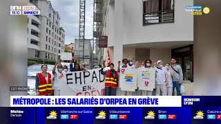 Métropole  les salariés dOrpea en grève [upl. by Fachanan660]