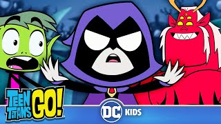 La guía de Raven para ser un demonio 😈  Teen Titans Go en Latino 🇲🇽🇦🇷🇨🇴🇵🇪🇻🇪  DCKidsLatino [upl. by Heintz]