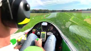 Motoplaneur ULM  Motorglider on Bordeaux vineyards [upl. by Hephzipah]