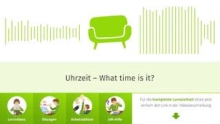 Uhrzeit – What time is it einfach erklärt  sofatutor [upl. by Malva]