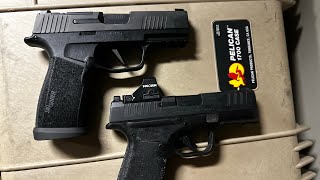 Sig p365x macro tac ops VS Springfield hellcat pro size [upl. by Bez]