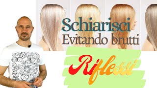 Tutorial Come schiarire o decolorare i capelli evitando i riflessi rossi arancio e giallo 😉 [upl. by Jereld]