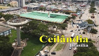 Drone filma o centro de Ceilândia em Brasília [upl. by Cogn873]