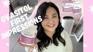 OVASITOL First Impressions 🥄 PCOS Supplement 💊 [upl. by Creedon]