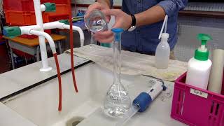 Experiment  Back Titration antacid [upl. by Aliuqa]