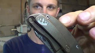 Knifemaking Tuesdays Week 92  King engraving on clip [upl. by Kubiak]