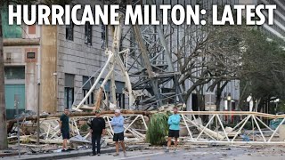 LIVE Hurricane Milton causes quotcatastrophicquot storm damage claiming at least four lives [upl. by Baumbaugh]