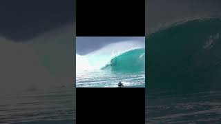 Matahi Drollet Scoring a Perfect Glassy one at Teahupoo [upl. by Annibo]