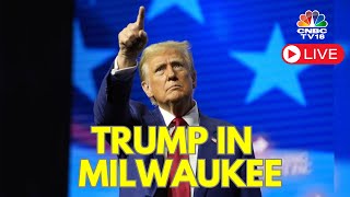 Trump LIVE Donald Trump Campaigns in Milwaukee in a Close Race as Election Day Approaches  N18G [upl. by Niasuh]