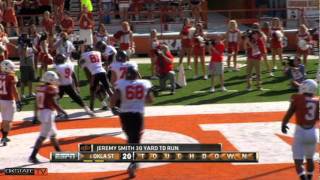 6 Oklahoma State at 22 Texas  2011 Raw Highlights [upl. by Donica]