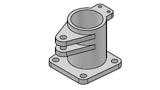 3D AutoCAD practice drawing [upl. by Anecuza983]