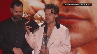 Grammys 2023 Social media reacts to Harry Styles Album of the Year win [upl. by Dinin]