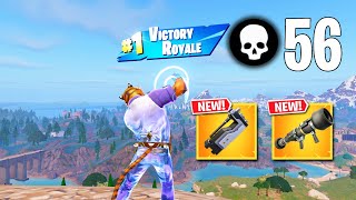 56 Elimination Solo Vs Squads Wins Full Gameplay NEW Fortnite Chapter 5 [upl. by Einittirb]