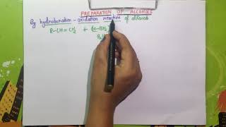 Mechanism of preparation of alcohols by Hydroboration oxidation reaction of alkenes [upl. by Boylston]