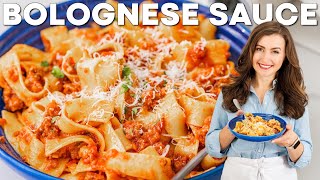 Bolognese Sauce Recipe [upl. by Anaj540]