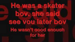 Avril LavigneSkater boy with lyrics [upl. by Sky471]