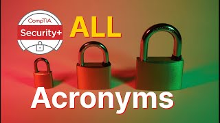 Security all acronyms [upl. by Nymzaj]