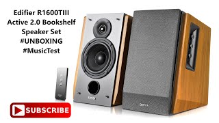 Edifier R1600TIII Active 20 Bookshelf Speaker Set JustUnboxing  Best Budget Studio Speakers 2023 [upl. by Sixel]