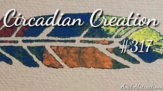 Stickie Stencil and Acrylic Paint Tutorial  Day Dreamweaver [upl. by Ayekat]