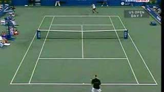 Federer vs Blake USO 2003 [upl. by Bracci301]