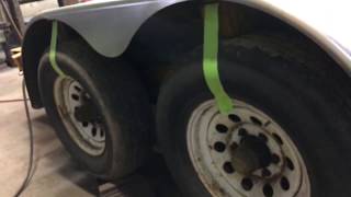 Trailer Fender Fabrication Installation [upl. by Munniks]