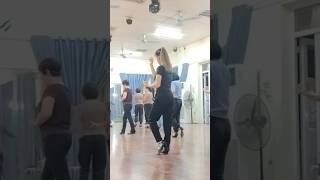 Cha cha cha Open hip twist to Fan  chuyển động cuối cùng [upl. by Olnton]