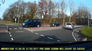 20170301 Dashcam compilation 1 Bad driving Twente Netherlands an Gronau Germany [upl. by Wolenik962]