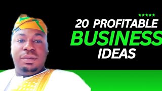 Best 20 Hot Profitable Business ideas 2024 [upl. by Savill]