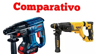 Comparativo martelete Bosch GBH 180LI VS Dewalt DCH263 [upl. by Kaitlynn]