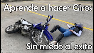 Aprende a Girar en Moto  Ejercicios  Mini Serie [upl. by Nadabas]