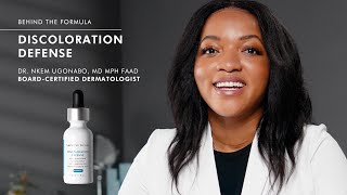 How to Apply SkinCeuticals Discoloration Defense with Dr Ugonabo [upl. by Atiuqihc]