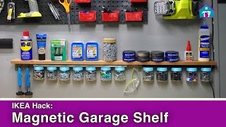 Ikea Hack Magnetic Garage Organization [upl. by Oralle]