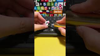 Drawing F3 logo on the keyboard shorts diy art tiktok trending [upl. by Aphra]