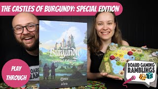 The Castles of Burgundy Special Edition  2 player Playthrough [upl. by Annahsal76]