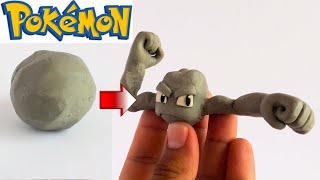 Pokémon GEODUDE de PLASTILINA [upl. by Hobbs]