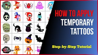 How to Apply Temporary Tattoos Perfectly StepbyStep Guide [upl. by Nakhsa]