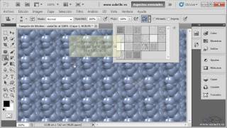 Curso de Photoshop CS5 32 El tampón de motivo [upl. by Oileve401]