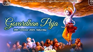 ISKCON Bodhan is live Sri Govardhan Puja [upl. by Hamo]