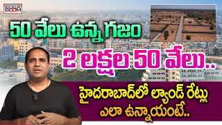 Hyderabad Land Rates  Basha Bhai  Where to Invest In Hyderabad Real Estate  Plots  Real Boom [upl. by Neidhardt]