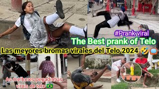 Las meyores bromas virales del Telo  As melhores pegadinhas virais de telo  The Best prank of Telo [upl. by Enelyak]