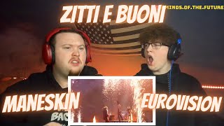 Måneskin  Zitti E Buoni  Italy 🇮🇹  Grand Final  Eurovision 2021  Reaction [upl. by Nue]