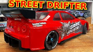 Nissan Skyline R34 RC Street Race Drift Car build [upl. by Rinaldo]