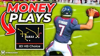 Top 5 Most Unstoppable Money Plays In Madden 24 [upl. by Eserehc595]