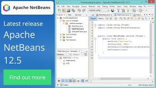 Create Your First Java Project using Netbeans 125 2021 [upl. by Mercedes]