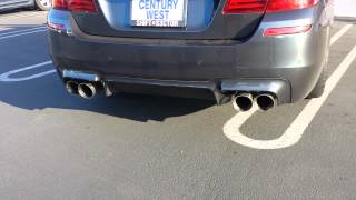 Castro Motorsport F10 M5 Exhaust Warm Start [upl. by Davine]